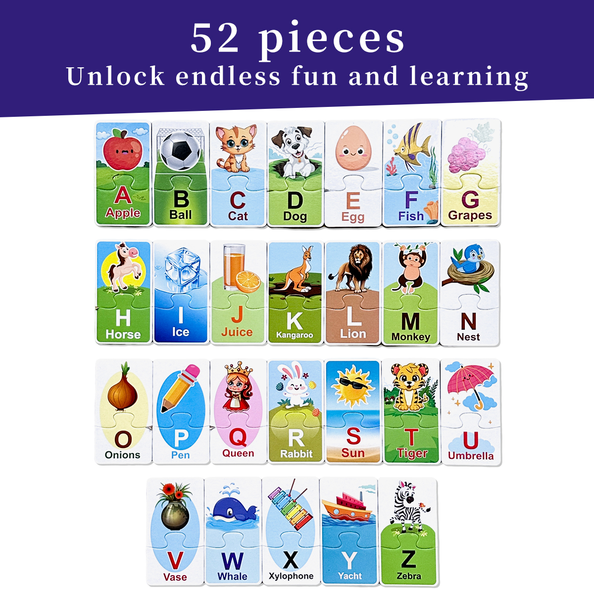Alphabet Matching Puzzle Cards - Flash Card Alphabet recensie en prijs