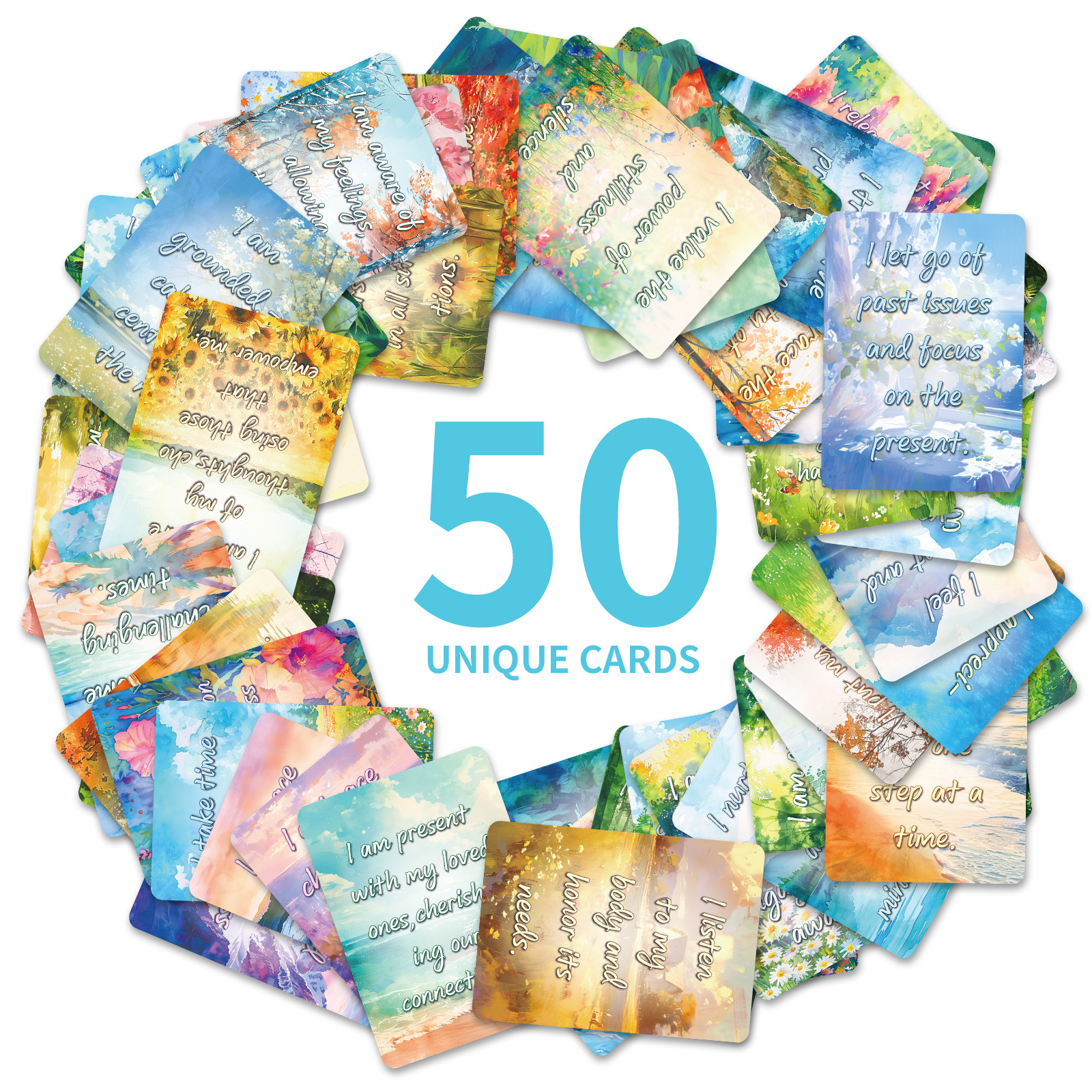 50Pcs Watercolor Landscape Ins - Inspirational Kids Education Quotes recensie en prijs