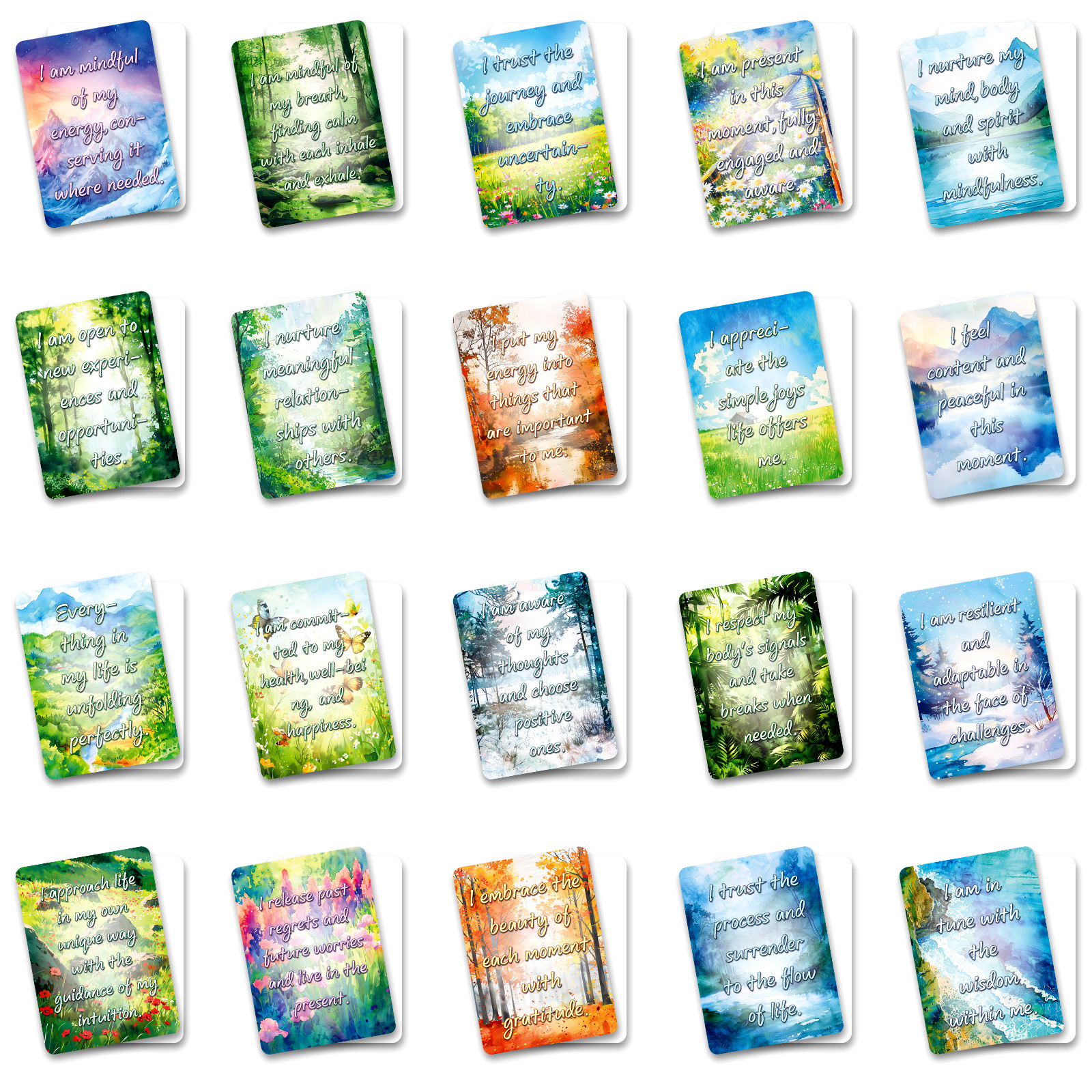 50Pcs Watercolor Landscape Ins - Inspirational Kids Education Quotes recensie en prijs