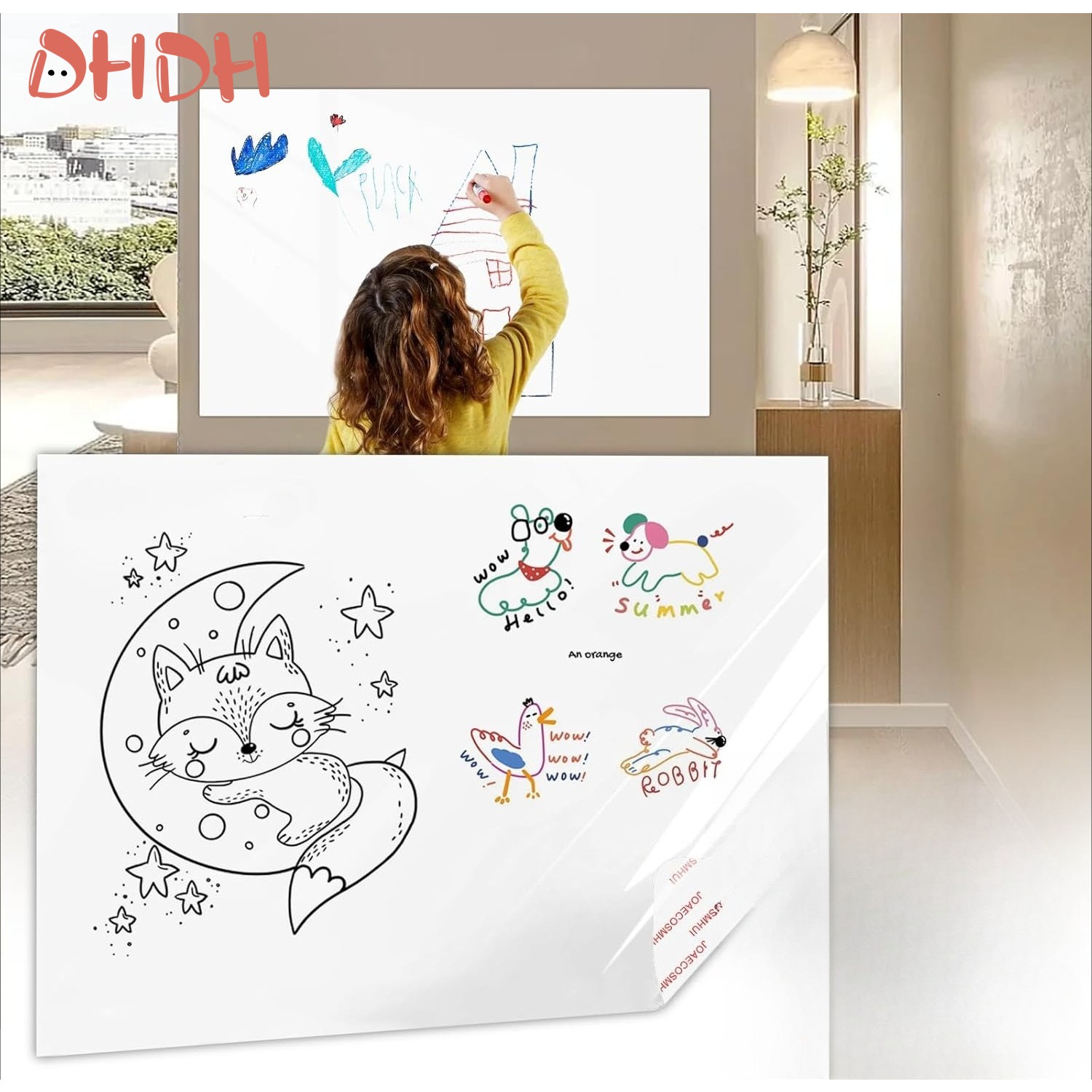Kids Painting Scroll – Peel &  - Kids Education Wallpaper recensie en prijs