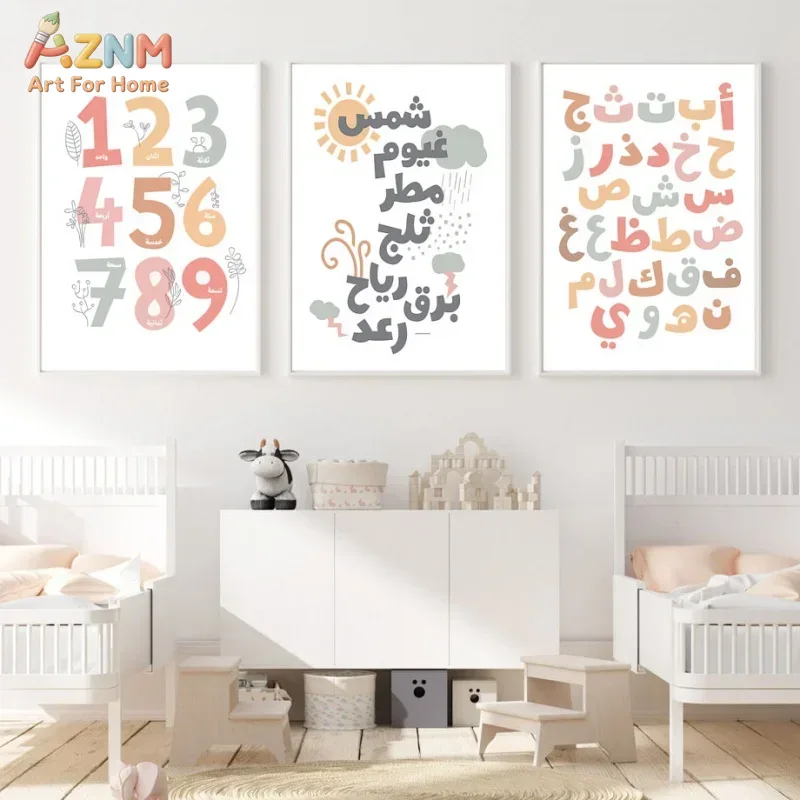 Arabic Wall Art English Alphan - Kids Education School recensie en prijs