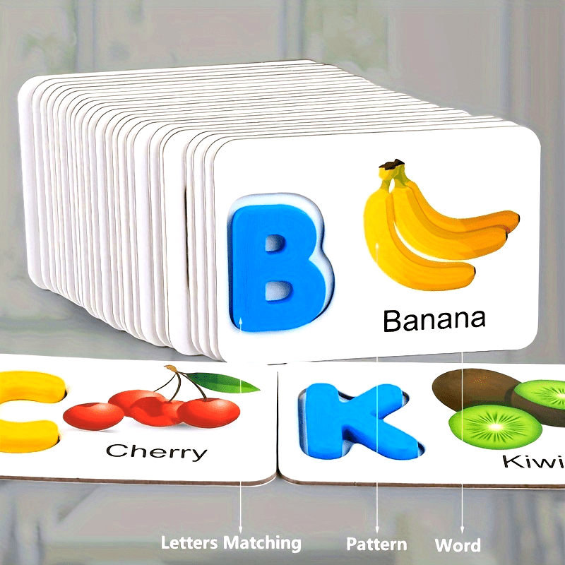 Wooden Alphabet Flashcards for - Flash Card Alphabet recensie en prijs