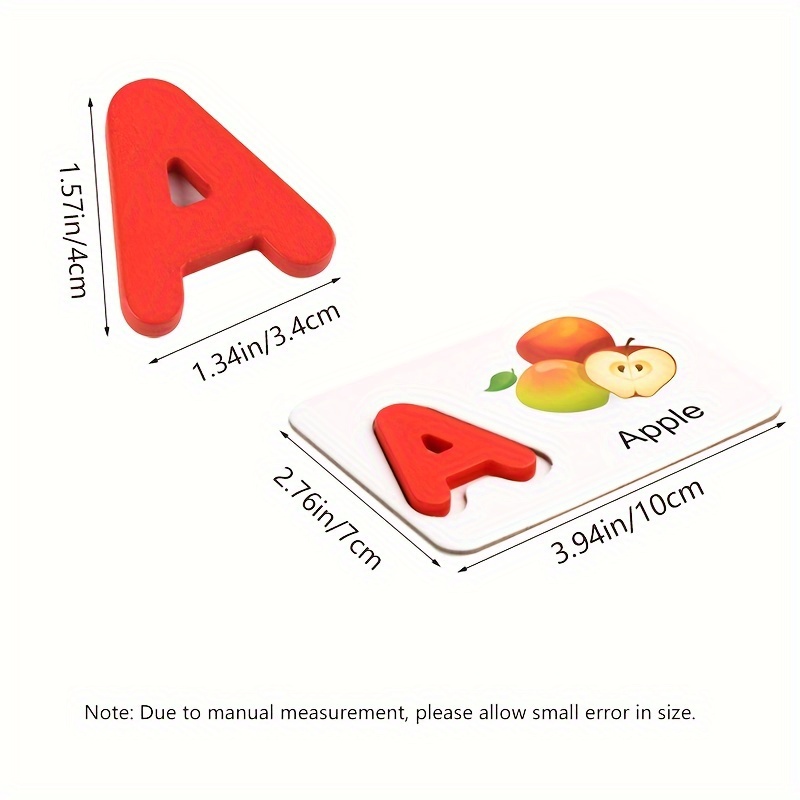 Wooden Alphabet Flashcards for - Flash Card Alphabet recensie en prijs