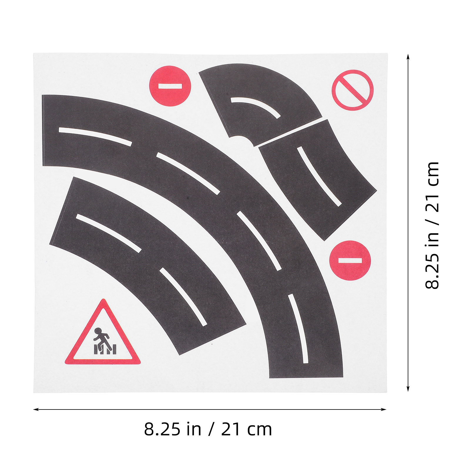 10Sets Educational Curve Road  - Kids Education Wallpaper recensie en prijs